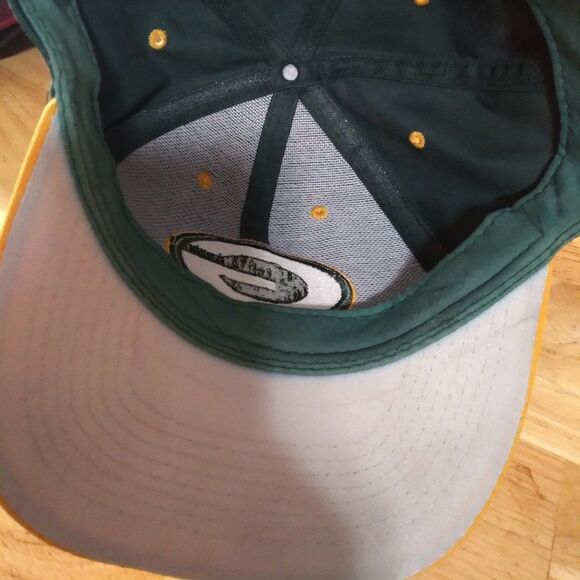 Vintage Logo 7 Green Bay Packers Snap Back Hat - Picture 9 of 10